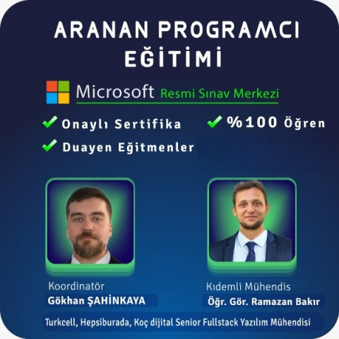 Aranan Programcı Olma Kampı Online Kursu