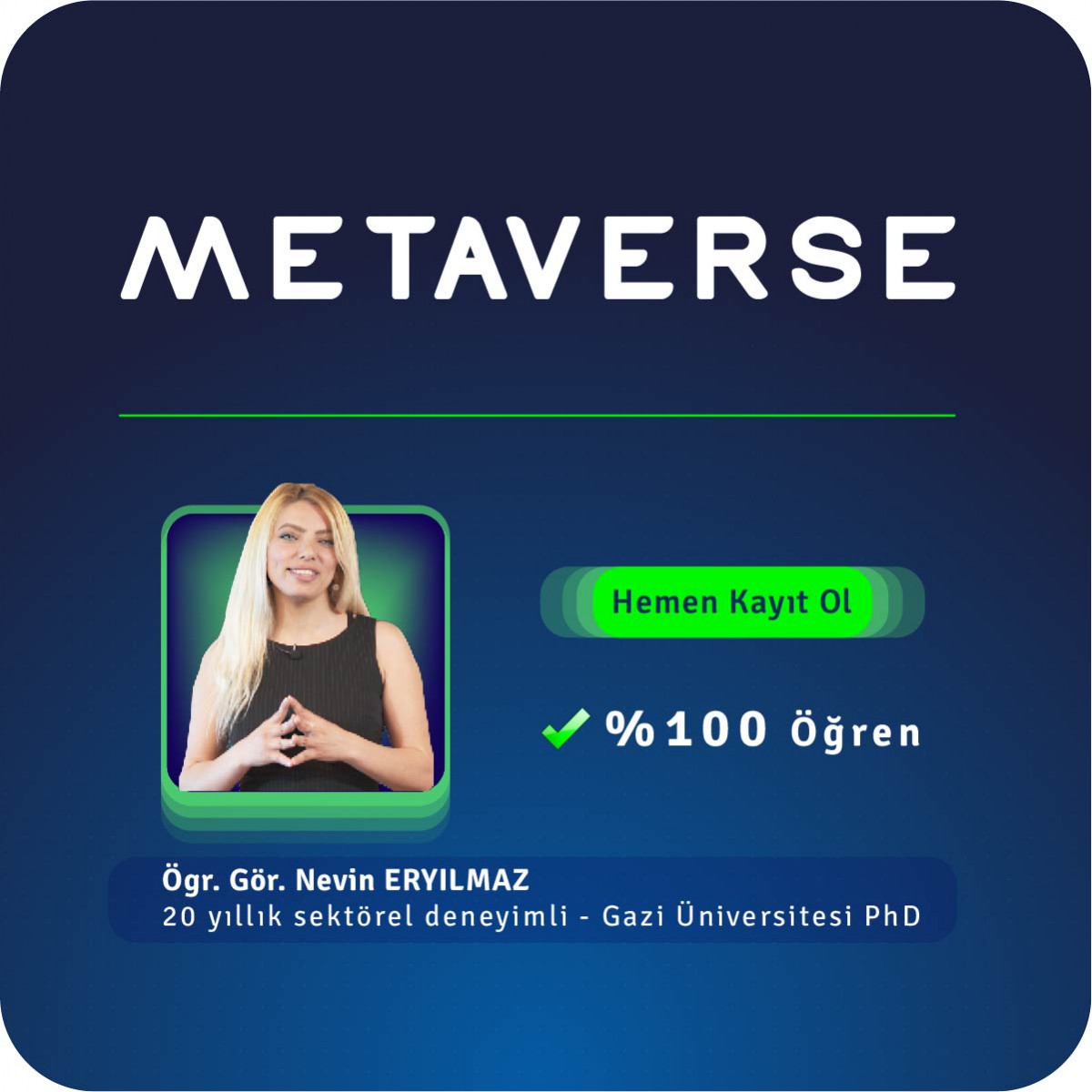 Metaverse Canlı (Online) Eğitimi