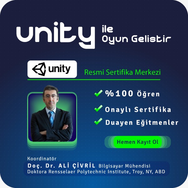 Unity ile Oyun Geliştirme Yüz yüze Özel Ders