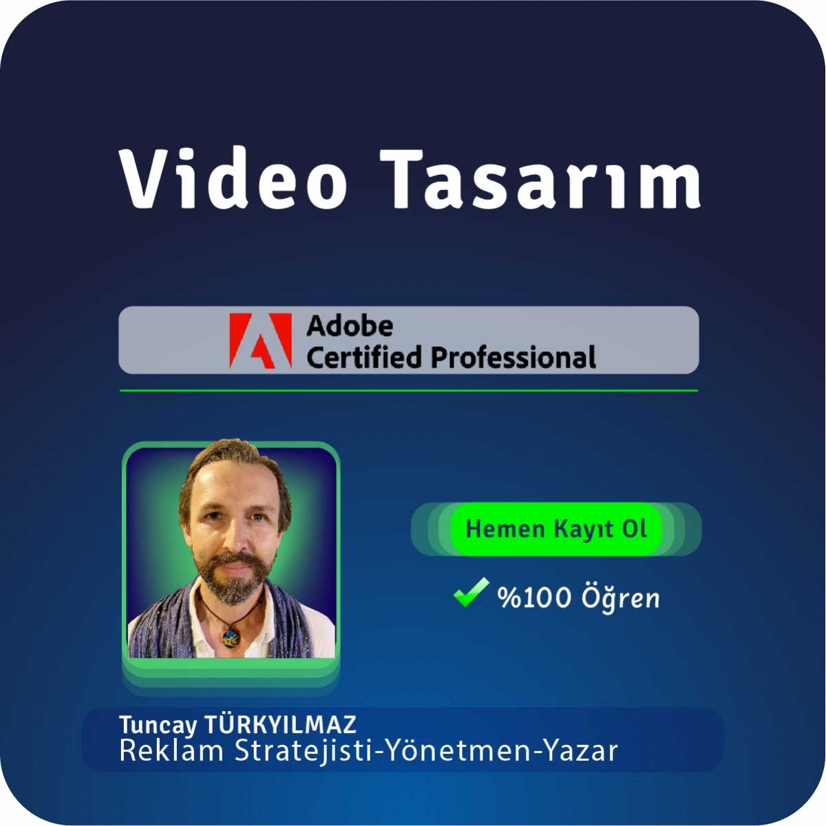 Video Tasarımı Canlı (Online) Eğitimi