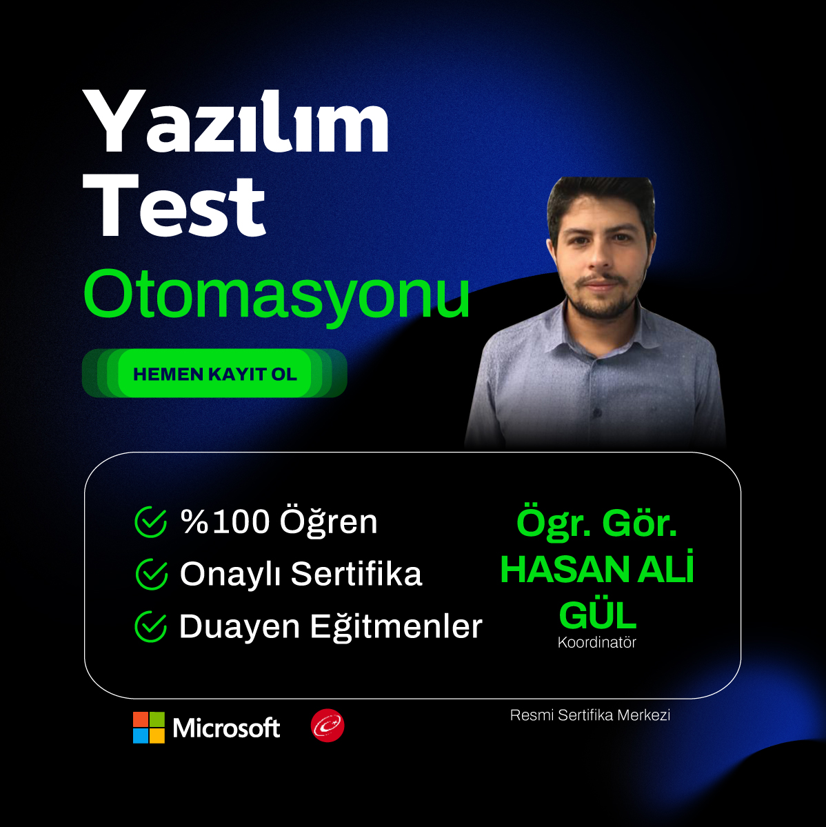 Yazılım Test Otomasyonu Canlı (Online) Eğitimi
