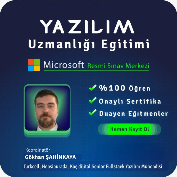 Yazılım Uzmanlığı Canlı (Online) Eğitim