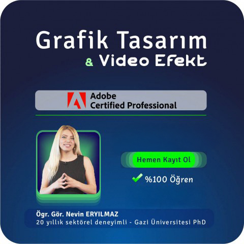 Grafik Tasarım Kursu & Video Efekt Uzmanlığı – Canlı Online