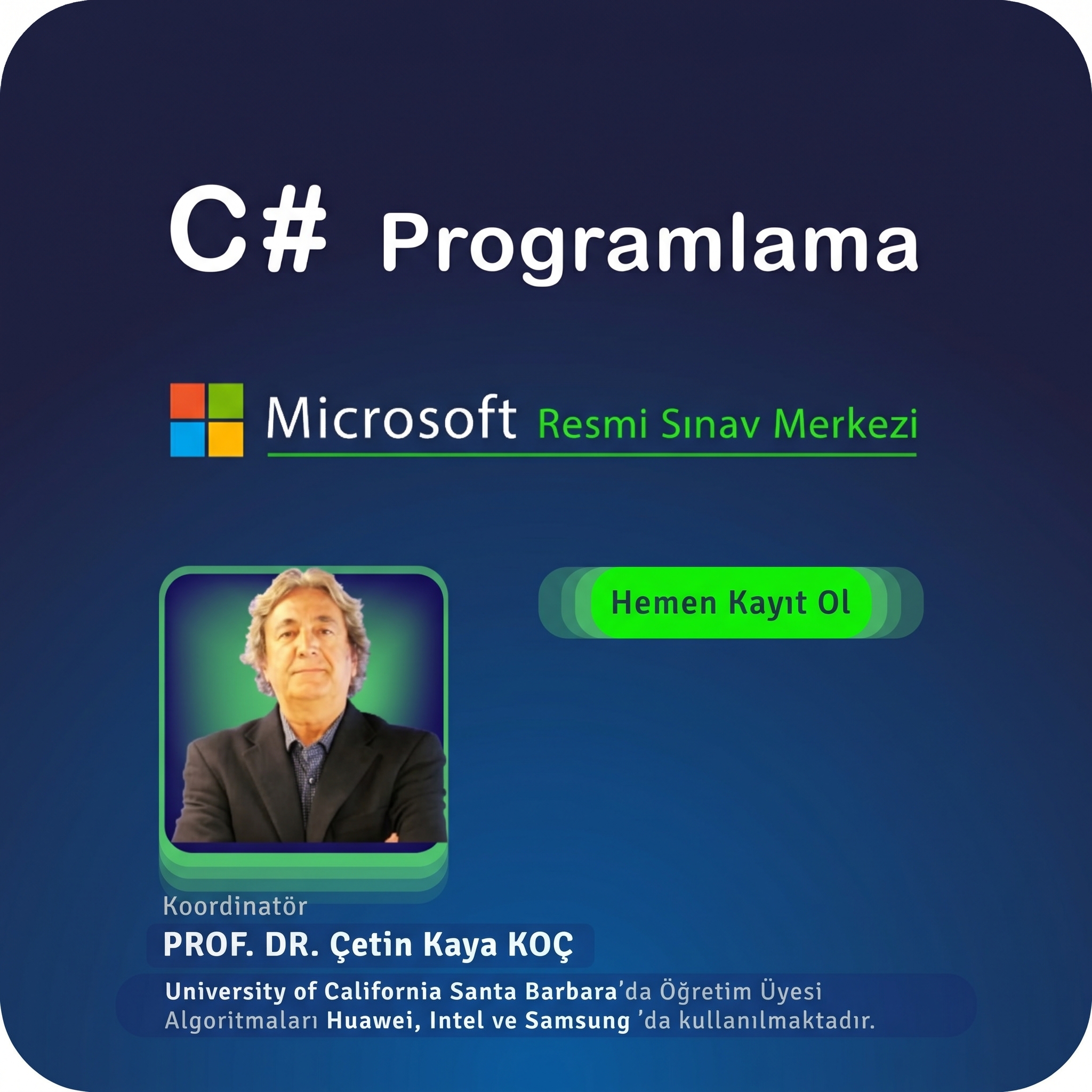 C# ile Temel Programlama Eğitimi Online Özel Ders