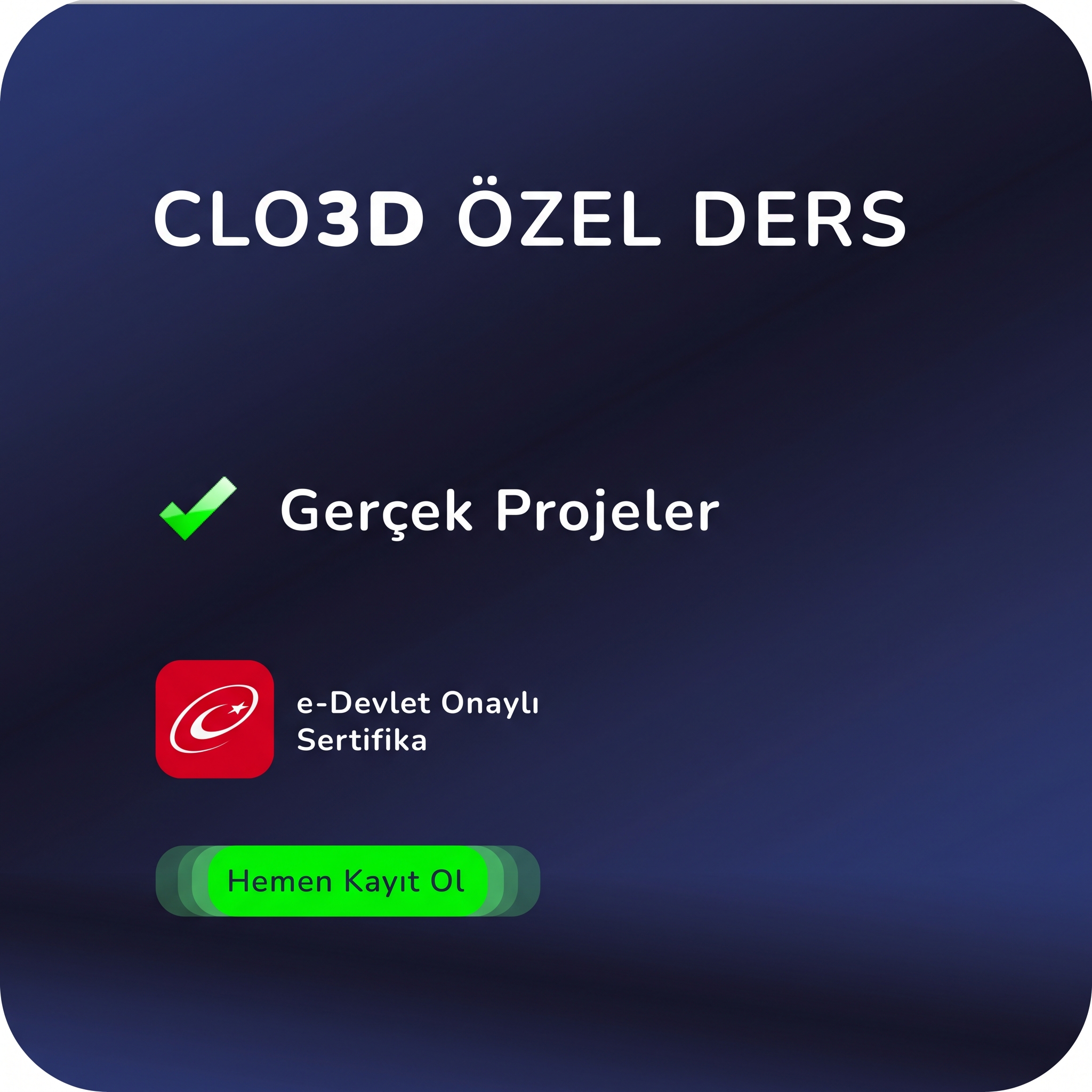 CLO3D ile 3D Moda Tasarım Özel Ders – 20 Saat Birebir