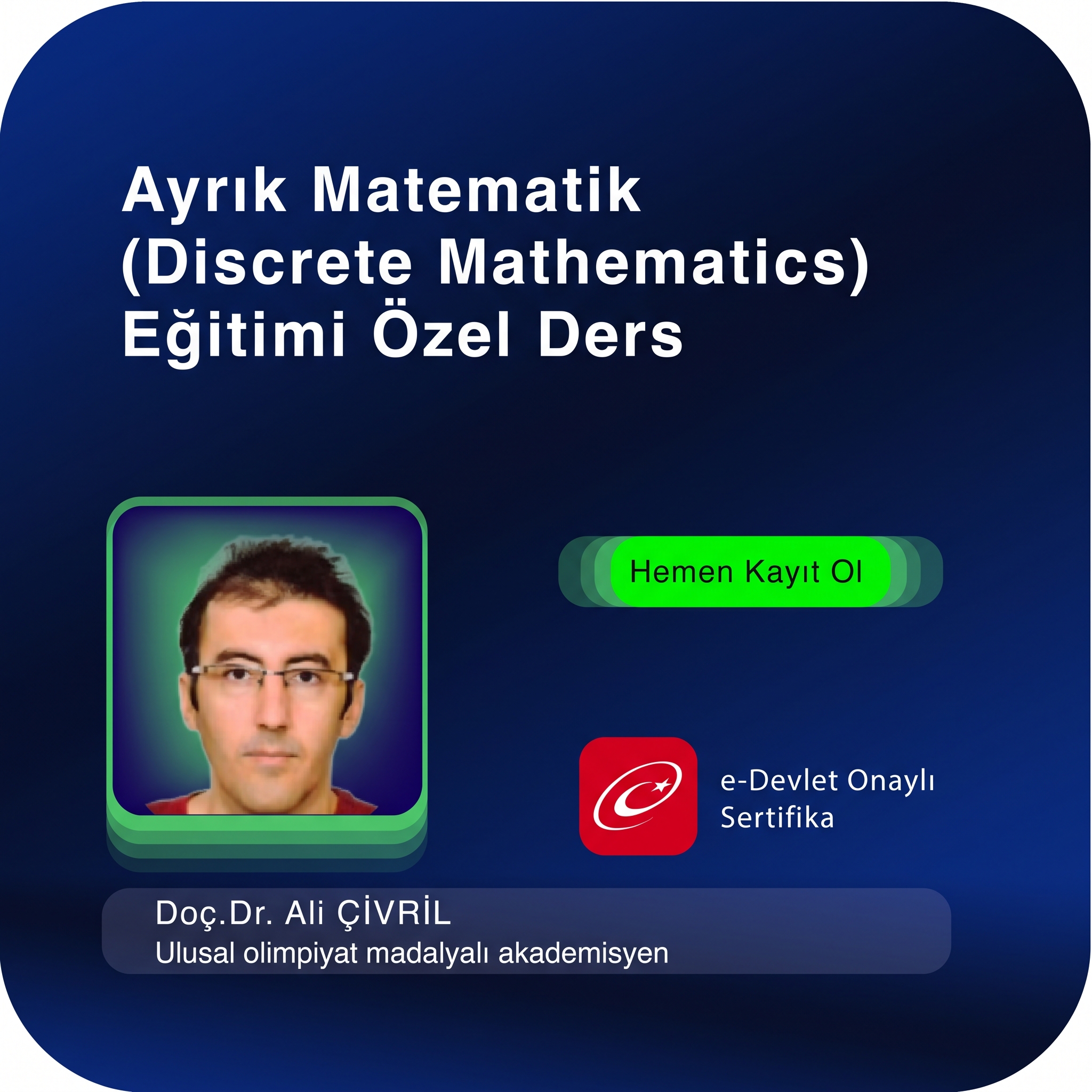 Ayrık Matematik (Discrete Mathematics) Eğitimi Özel Ders